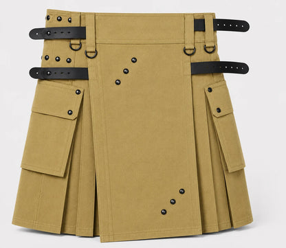 khaki kilt