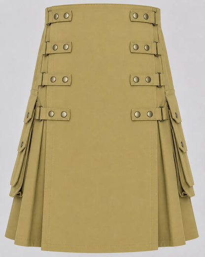 khaki kilt