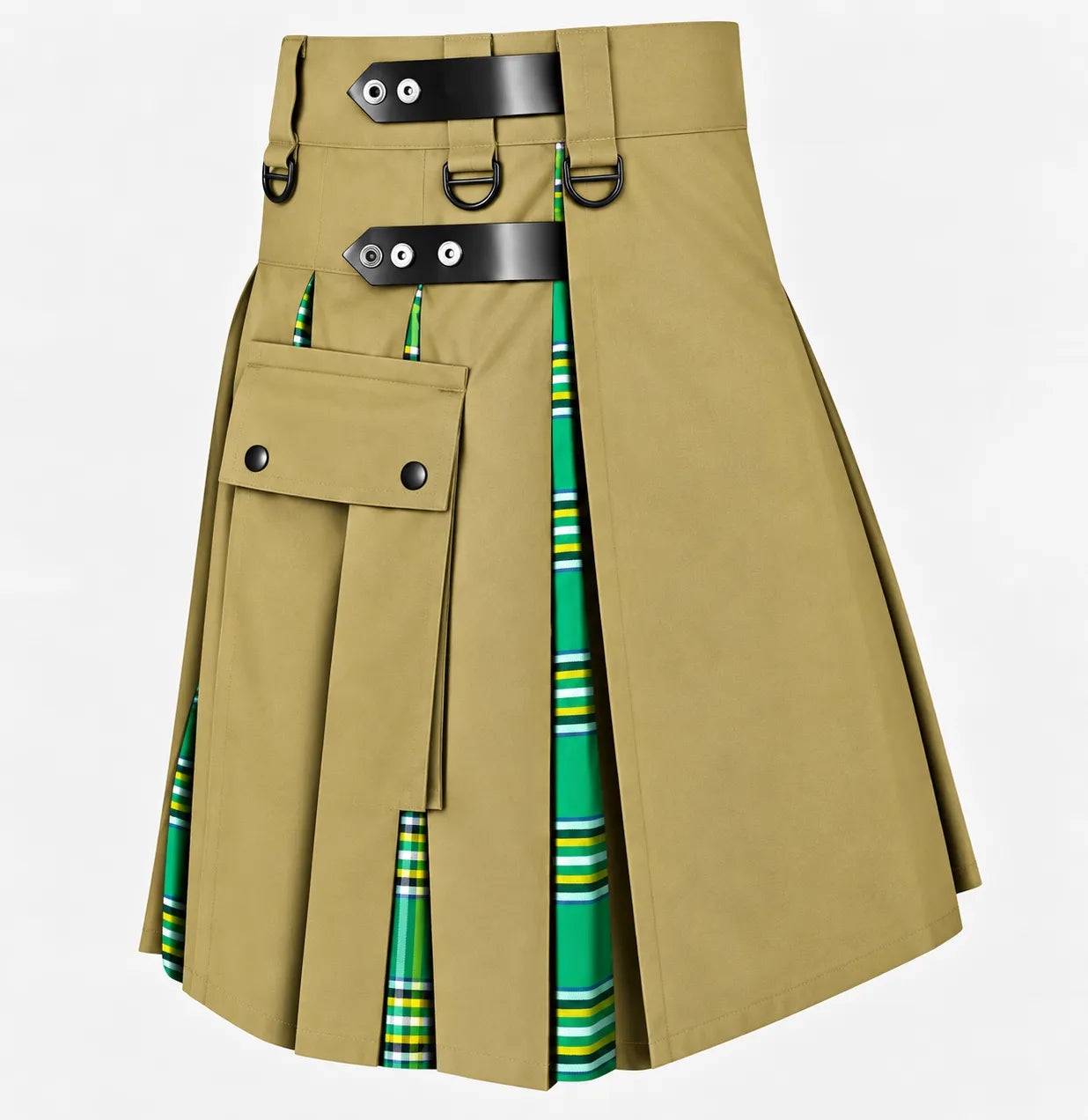 khaki kilt