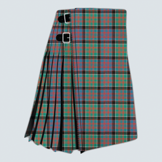 MacDonald Clanranald Chief Ancient Tartan Kilt in traditional Scottish Highland style