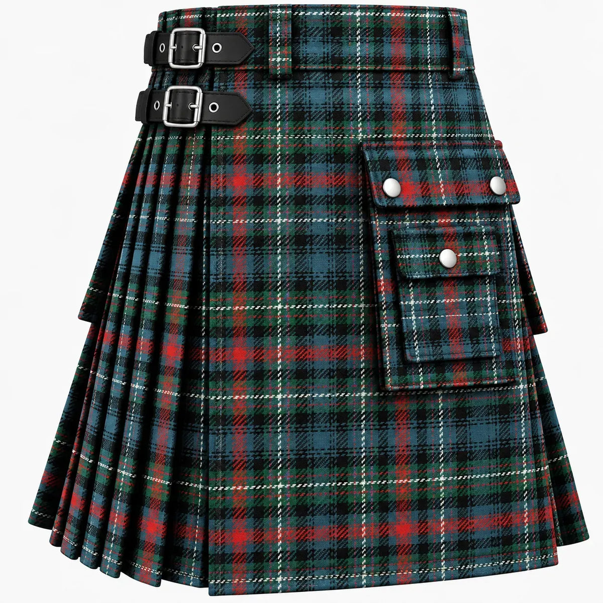 MacDonald Flora Plaid Artifact Ancient Tartan Kilt in distinctive Scottish Highland style