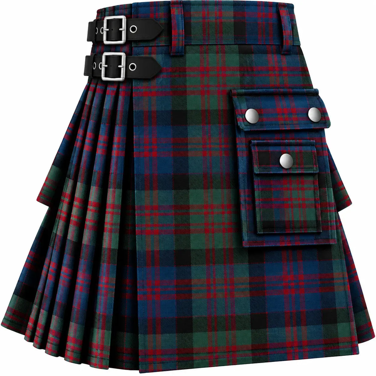 MacDonald Muted Tartan Kilt in traditional Scottish Highland style