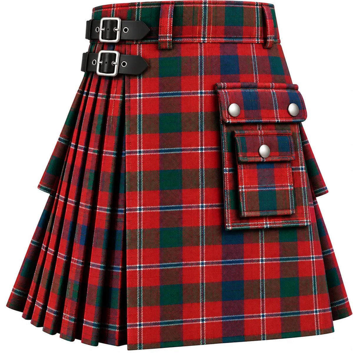 MacDonald Of Glenaladale Tartan Kilt in traditional Scottish Highland style