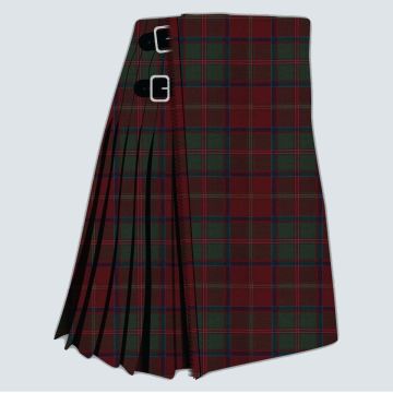 MacDonald Of Glencoe Muted Tartan Kilt in traditional Scottish Highland style