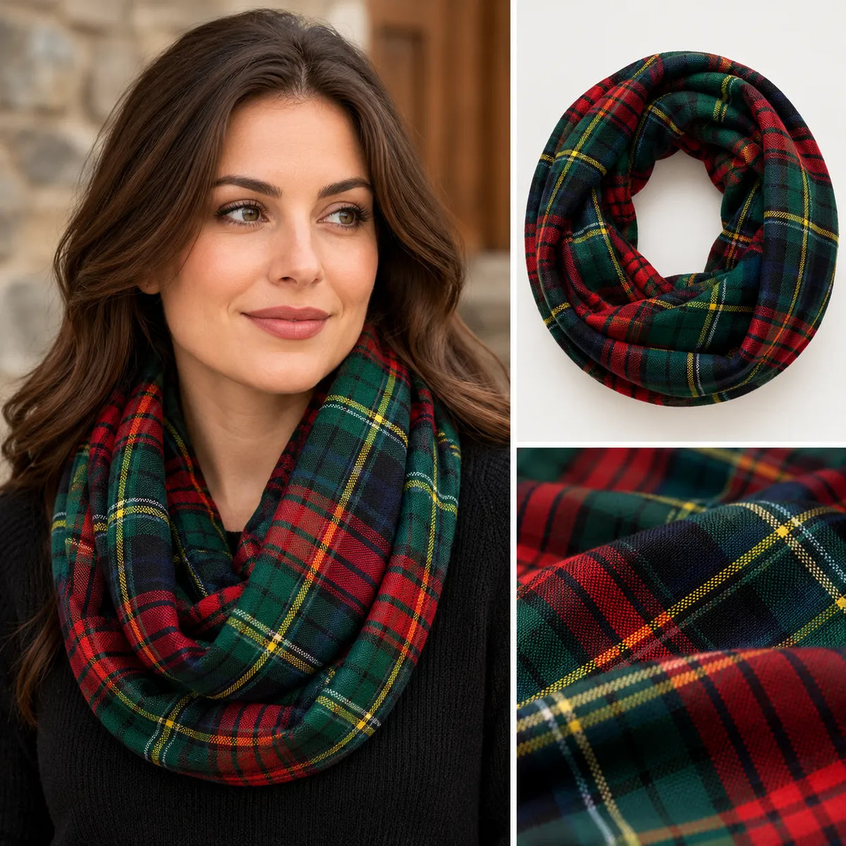 MacDonald Tartan Infinity Scarf
