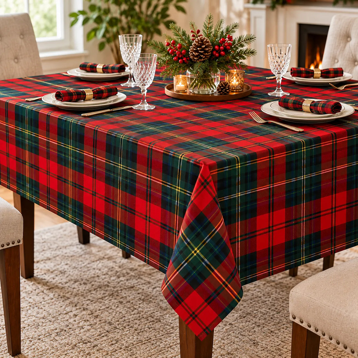 MacDonald Tartan Rectangular Tablecloth