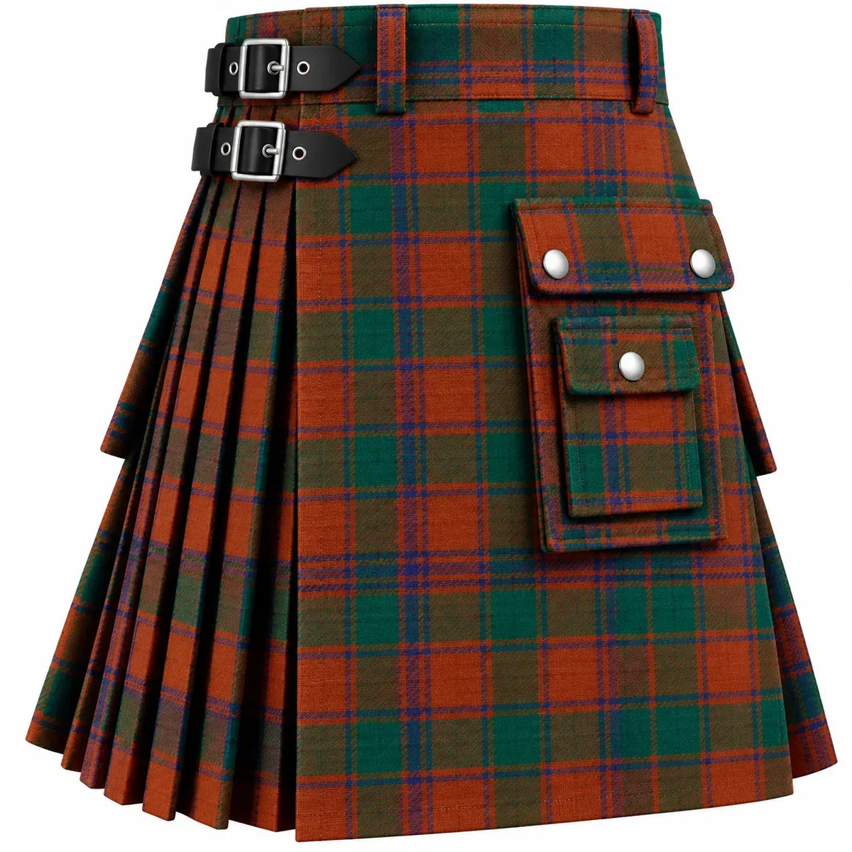 MacDonald of Aird & Valley Ancient Tartan Kilt in traditional Scottish Highland style