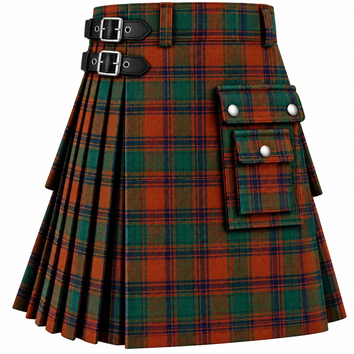 MacDonald of Aird & Valley Tartan Kilt in traditional Scottish Highland style