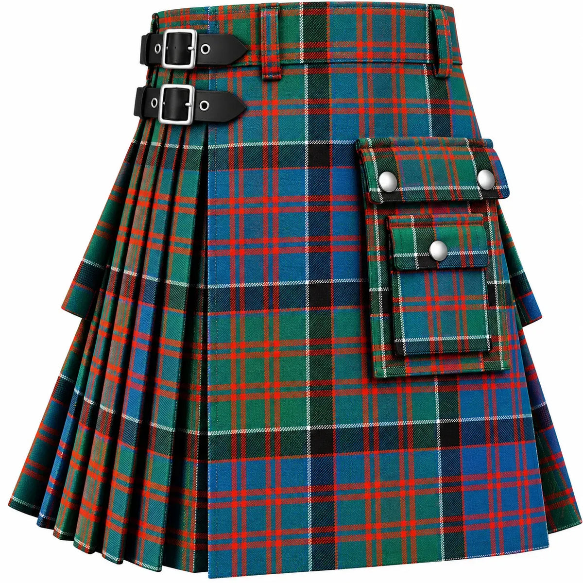 MacDonald of ClanRanald Ancient Tartan Kilt in traditional Scottish Highland style