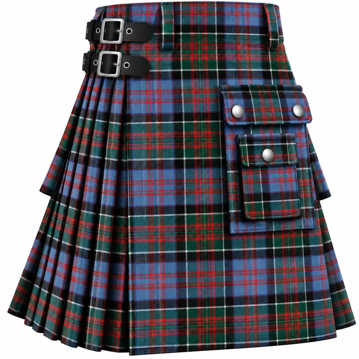 MacDonald of ClanRanald Tartan Kilt in traditional Scottish Highland style