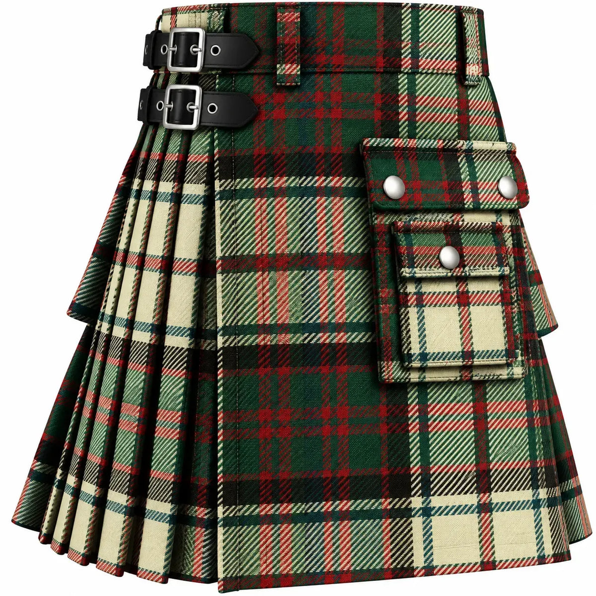 MacDonald of Clanranald Dress Tartan Kilt in traditional Scottish Highland style