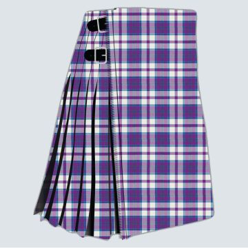 MacDonald of Glencoe Dress Dance Tartan Kilt in traditional Scottish Highland style