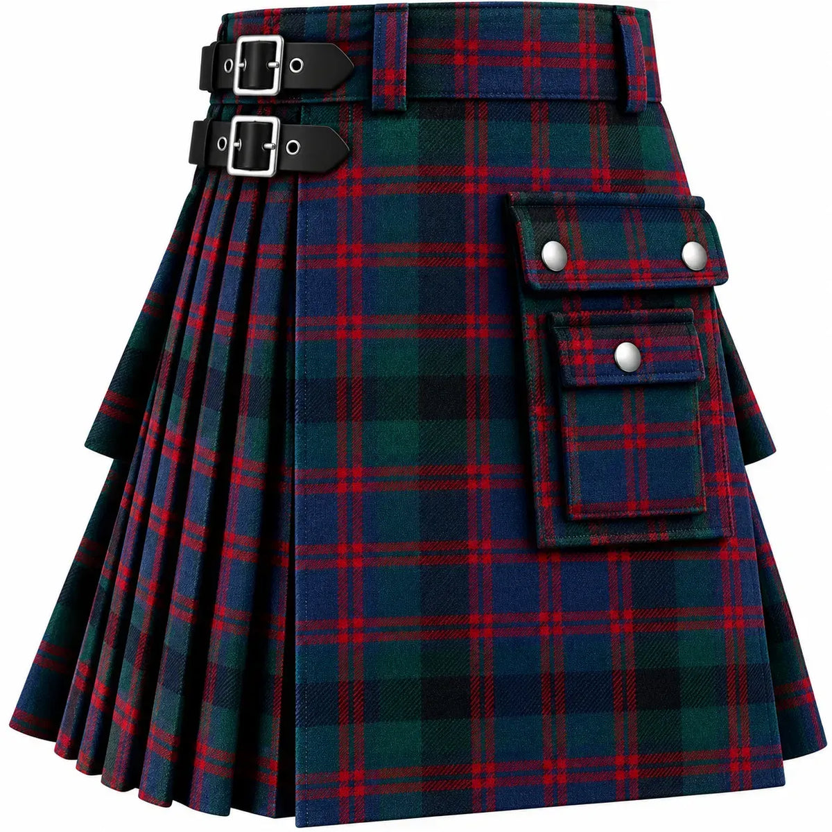 MacDonald of KingsBurgh Tartan Kilt in traditional Scottish Highland style