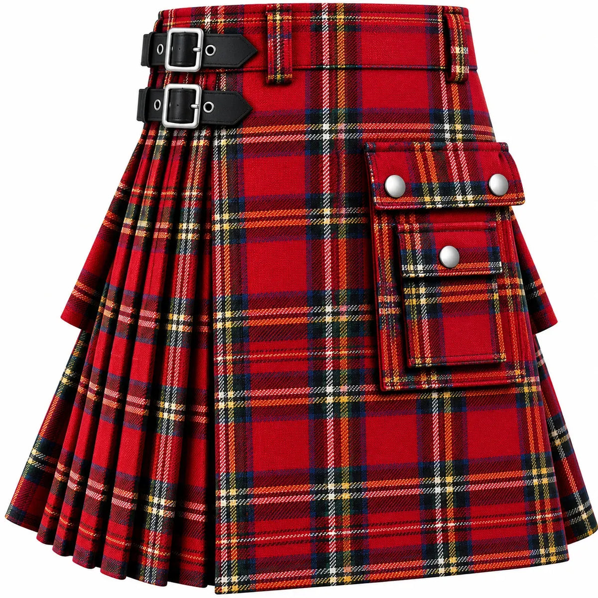 MacDonald of Lochmaddy Ancient Tartan Kilt in traditional Scottish Highland style