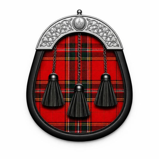 MacGregor tartan sporran with traditional Scottish design and premium finish
