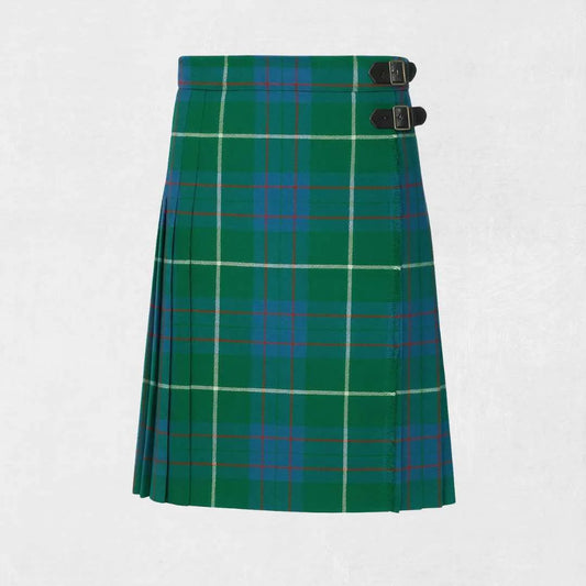 MacIntyre Hunting Ancient tartan fabric in heavyweight green, blue, and brown pattern