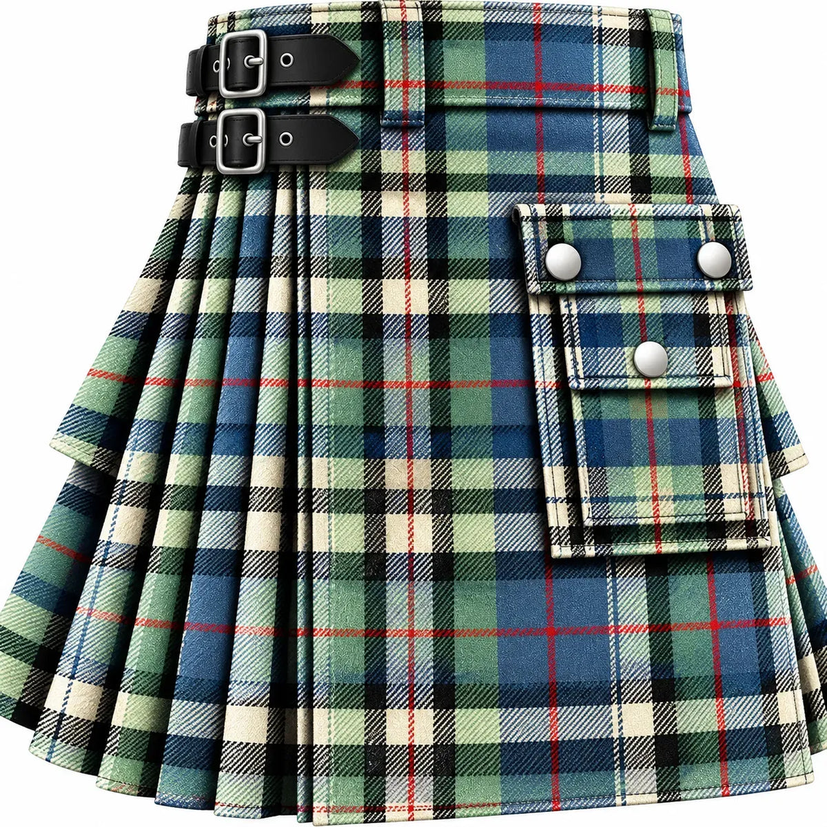 MacKenzie Dress Ancient Tartan Kilt in traditional Scottish Highland style