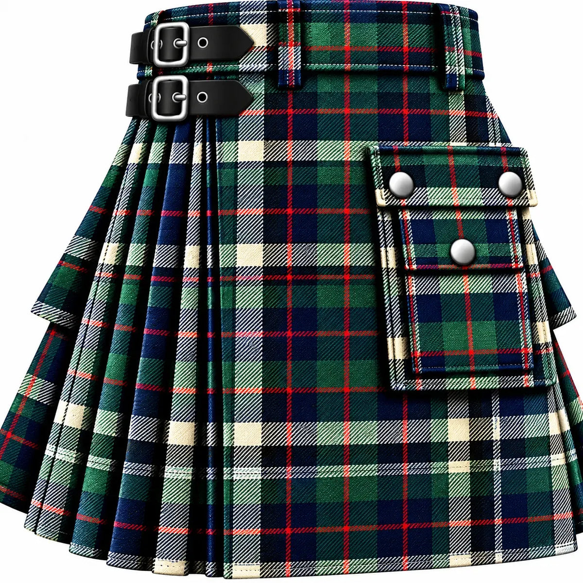 MacKenzie Dress Modern Tartan Kilt in traditional Scottish Highland style

