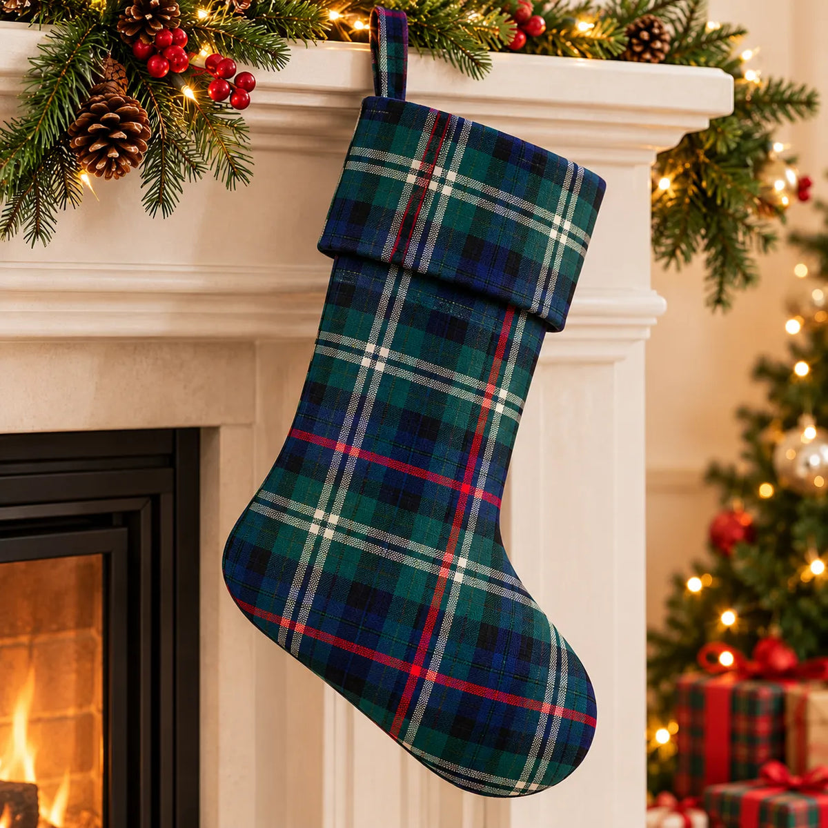MacKenzie Tartan Christmas Stocking