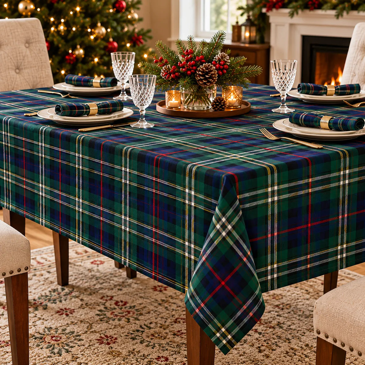 MacKenzie Tartan Rectangular Tablecloth
