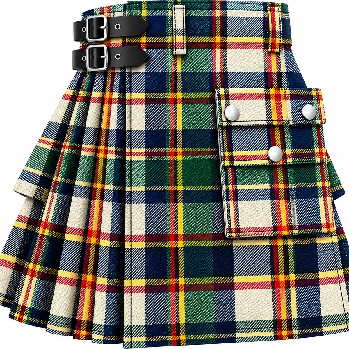 MacLeod Dress Hebridean Tartan Kilt in traditional Scottish Highland style