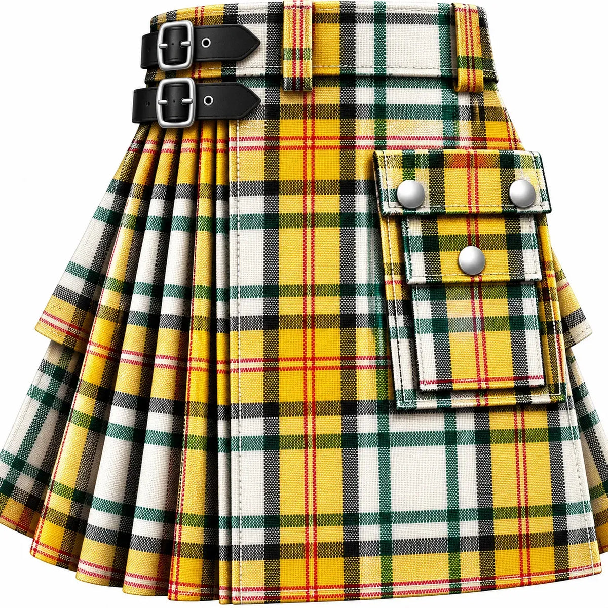 MacLeod Dress Modern Tartan Kilt in traditional Scottish Highland style