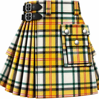 MacLeod Dress Modern Tartan Kilt in traditional Scottish Highland style