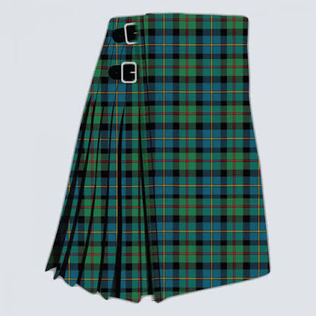 MacLeod Hunting Tartan Kilt featuring traditional Scottish clan tartan with knife pleats and classic Highland styling