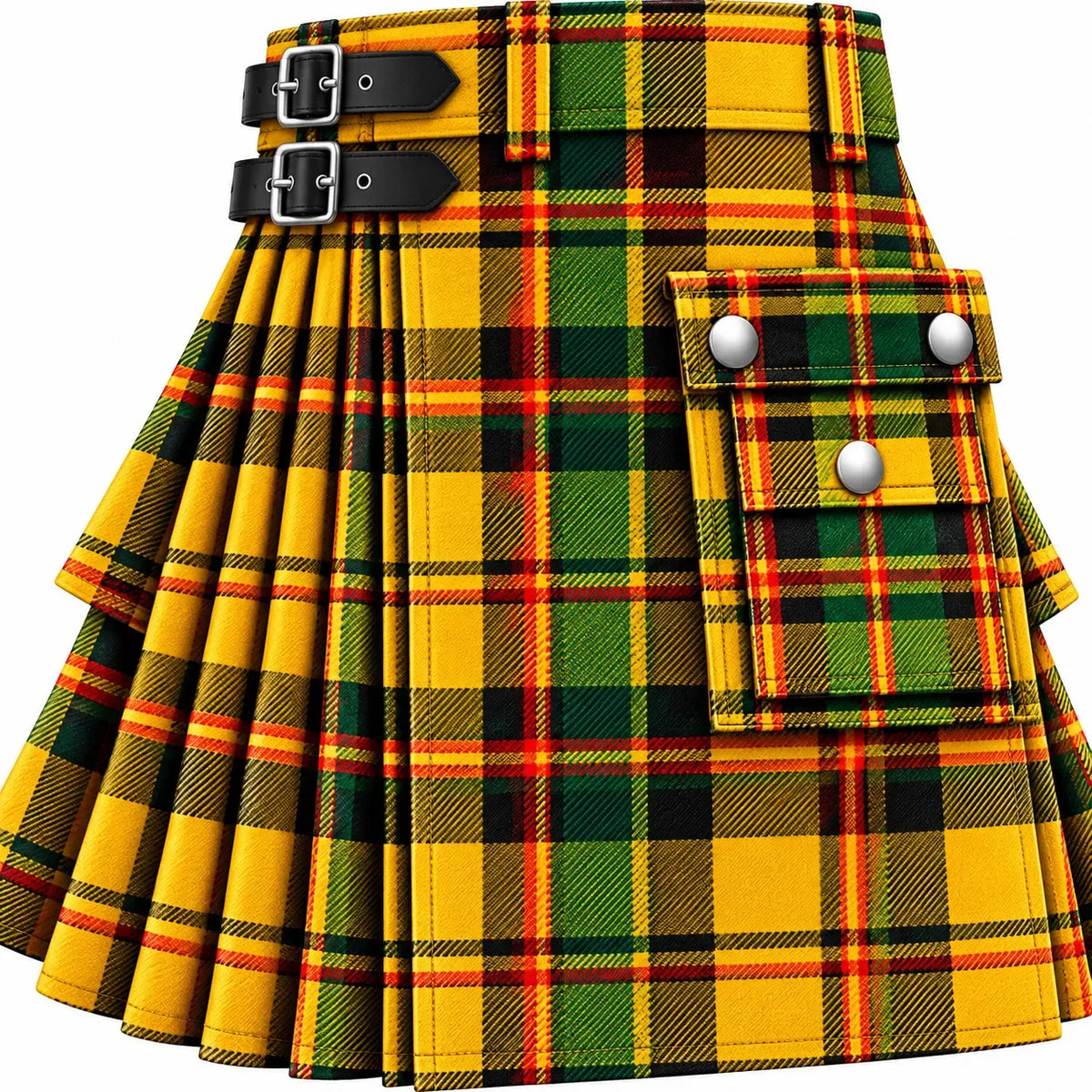 MacLeod Special PolyViscose BA095T Tartan Kilt in Scottish Highland style

