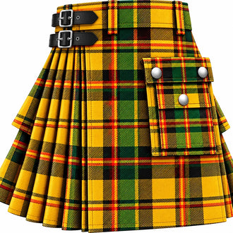 MacLeod Special PolyViscose BA095T Tartan Kilt in Scottish Highland style

