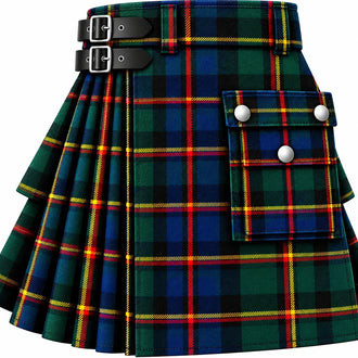 MacLeod of Harris Modern Tartan Kilt in traditional Scottish Highland style