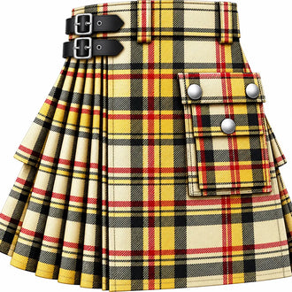 MacLeod of Lewis Dress Muted Tartan Kilt in traditional Scottish Highland style