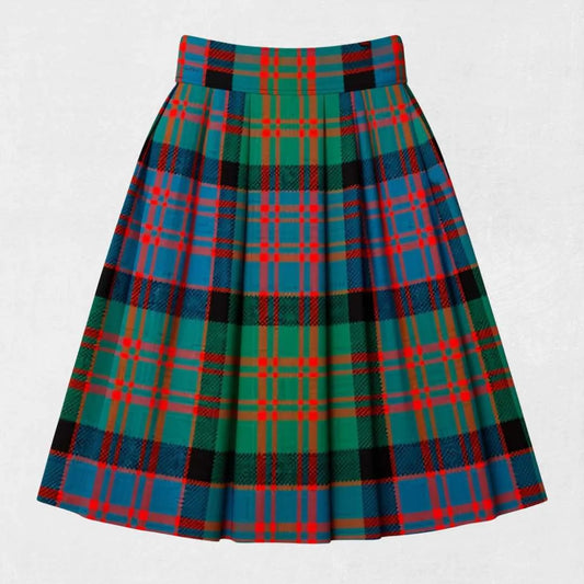 MacDonald Clan Ancient Tartan Kilt with adjustable straps in traditional Scottish design