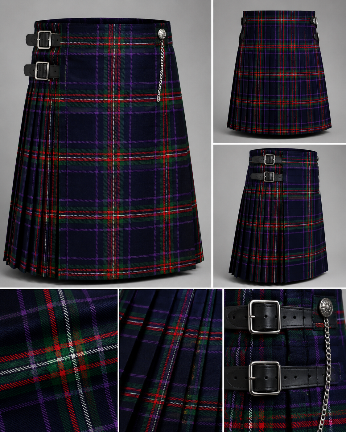 Custom Handmade Mount Dora Tartan Kilt