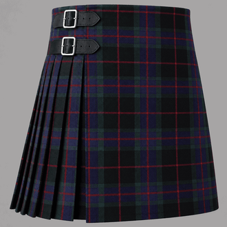 Nairn Tartan Kilt featuring authentic Scottish tartan with traditional pleated Highland design