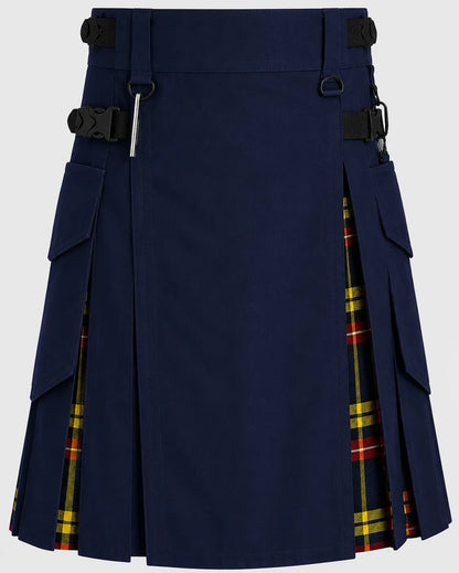 navy blue kilt