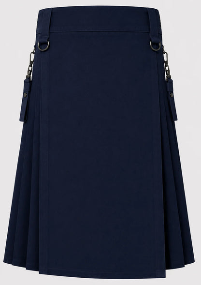 navy blue kilt