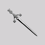 Deluxe Thistle Head Kilt Pin – Scottish Heritage Chrome Style