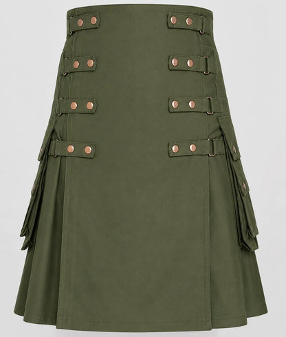 olive green kilt