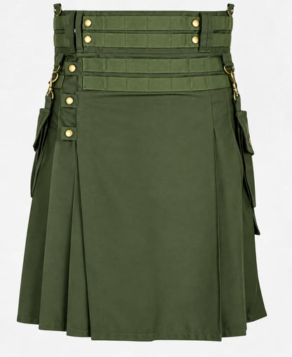 olive green kilt