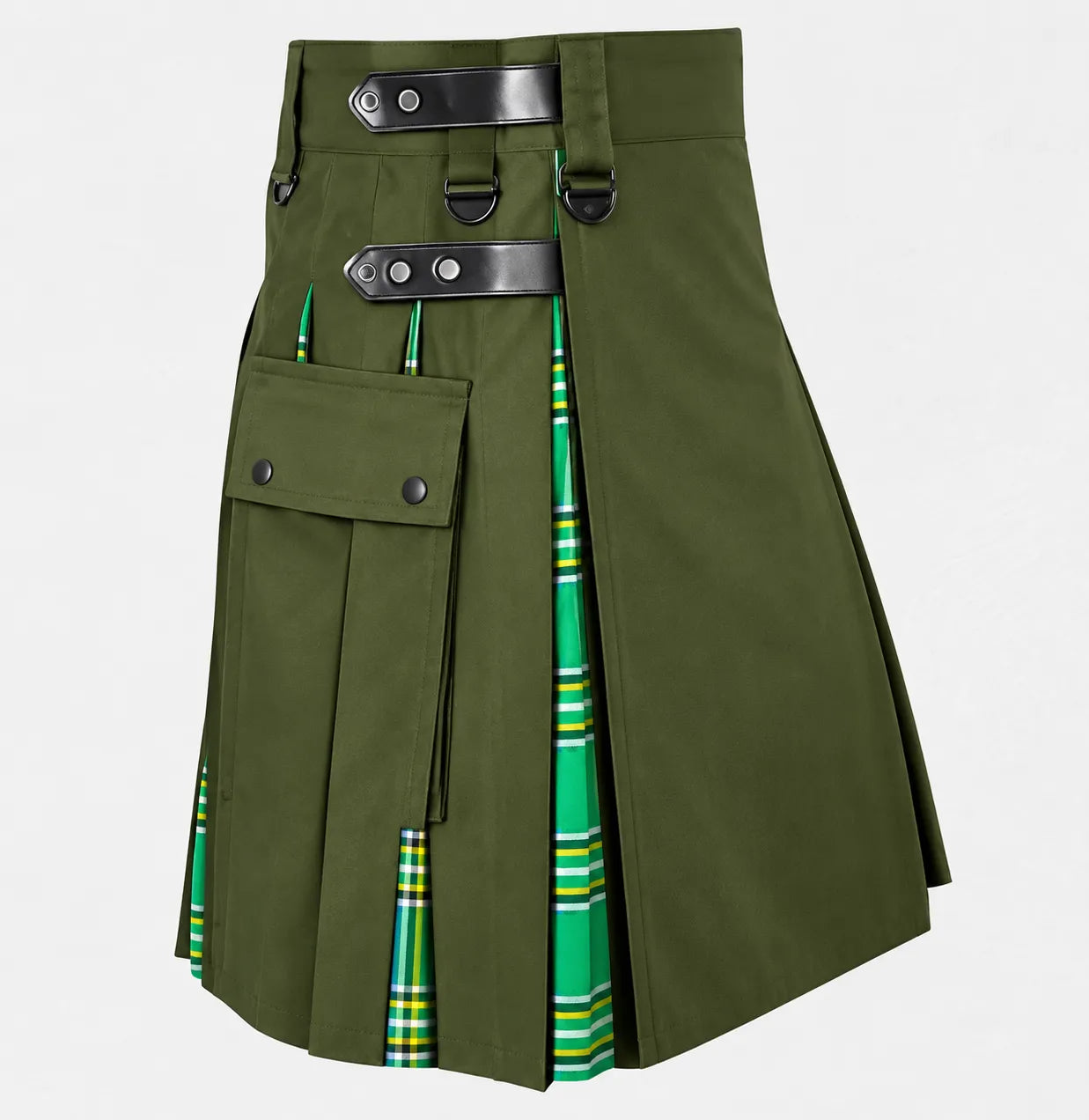 olive green kilt