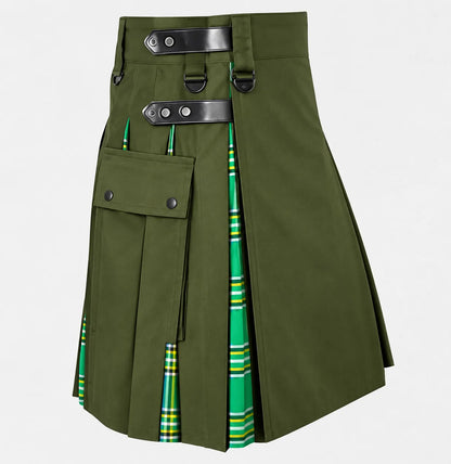 olive green kilt
