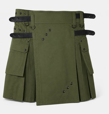 olive green kilt