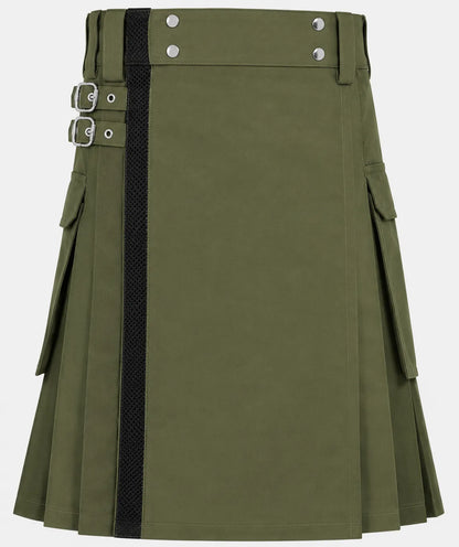 olive green kilt