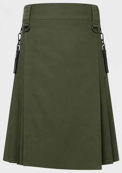 olive green kilt