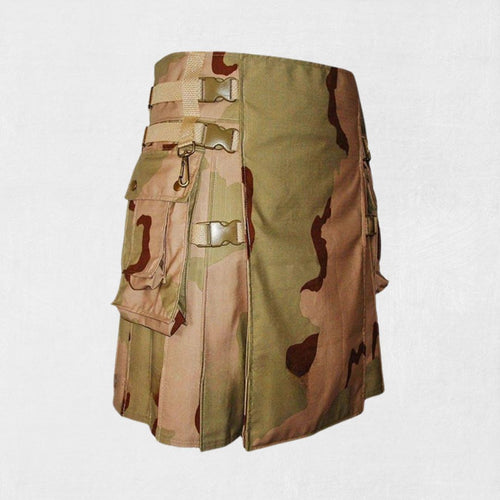 Camouflage utility kilt