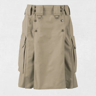 "Premium Quality Custom Made Tactical Duty Kilt with utility pockets and adjustable fit"
