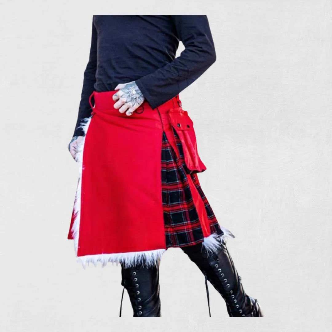 Handmade Scottish Women’s Hybrid Kilt – Premium Design
