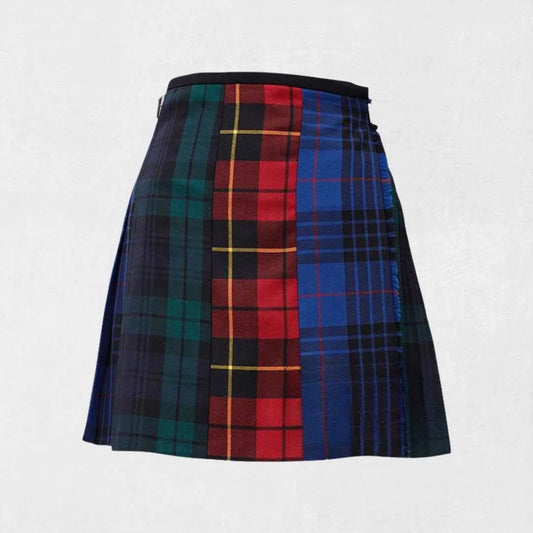 Handmade Traditional Scottish Women’s Hybrid Kilt – Premium Fit