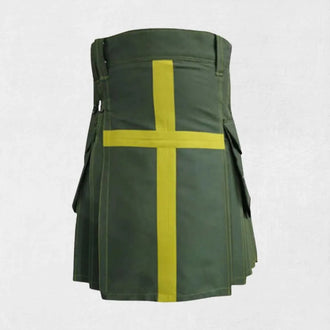 Scottish utility kilt in premium design with cargo pockets
